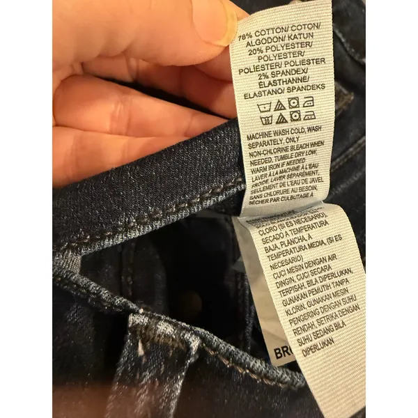 Lucky Brand Womens 10/30 Brooke Boot Jeans Dark Wash Denim Stretch Western Chic - Image 6