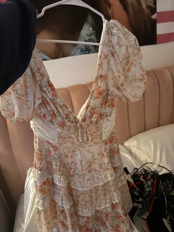 Altar'd State Dress Mini Floral Medium - Image 3