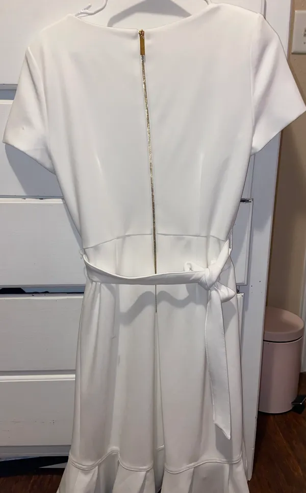 Calvin Klein White Dress - Image 4