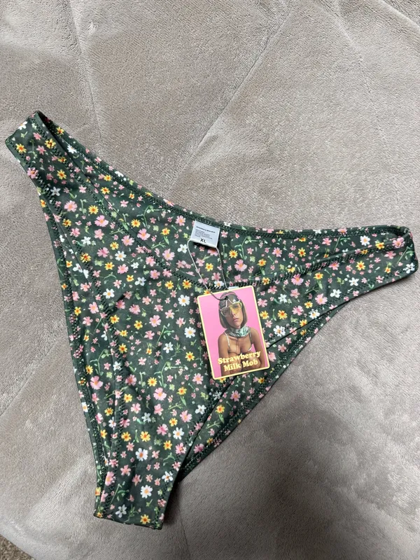 Strawberry Milk Mob Bikini Green Size XL - Image 4
