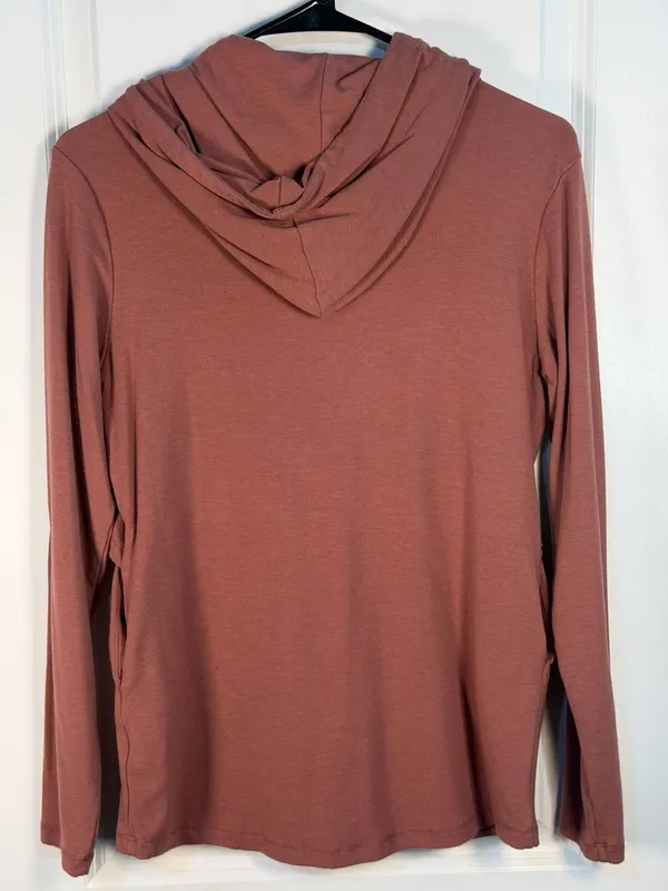 Angel Maternity Nursing Hoodie Mauve Size XS - Image 5