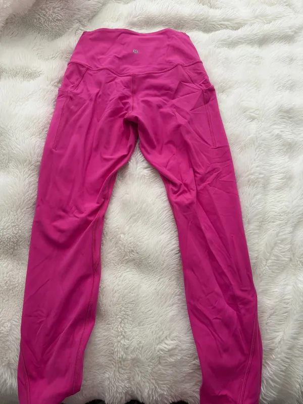 Lululemon Sonic Pink Leggings 25" High-Rise  - Image 2
