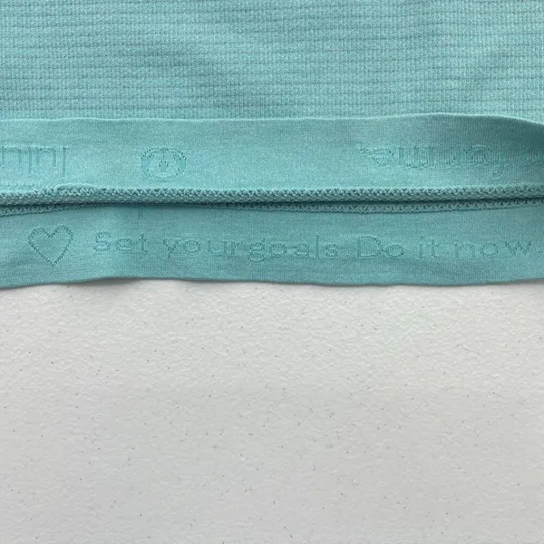 Lululemon Size 4 Swiftly Tech Racerback Tank Top Heathered Peacock Blue Seamless - Image 14