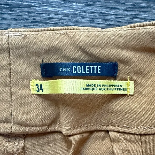 Maeve The Colette Cropped Wide Leg Pants in Mustard Yellow Size 34 High rise - Image 3