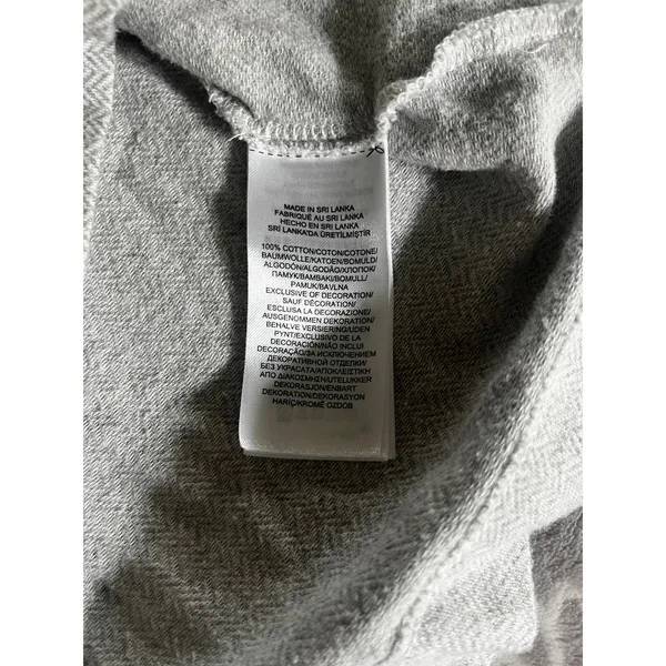 Ralph Lauren Grey Cotton Sweater Medium Long Sleeve Minimalist Preppy Old Money - Image 8
