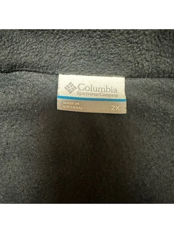 Columbia Women's Black Fleece Full Zip Coat Size 2X - Image 5