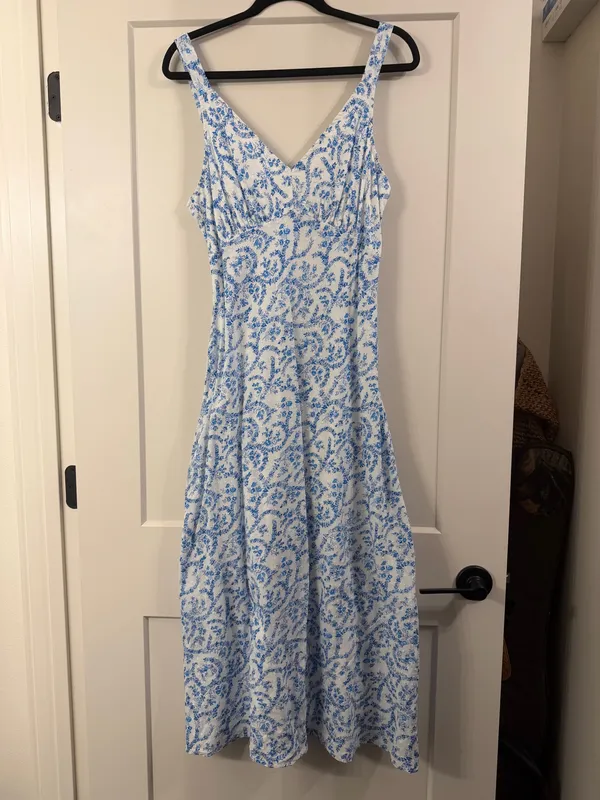 Olivaceous Floral Midi Dress - Image 4