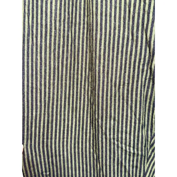 Abercrombie & Fitch Black Green Striped Yoga Track Lounge Jogger Pants Size M - Image 8