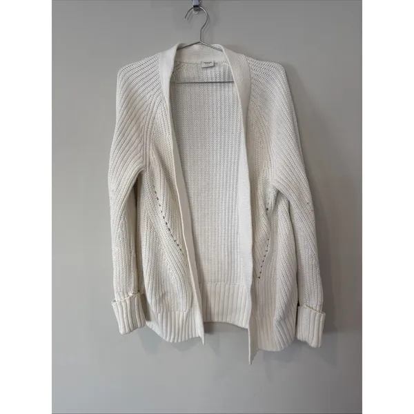 Abercrombie & Fitch Chunky Knit Open Cardigan Sweater Women's Size Small 2727 - Image 2