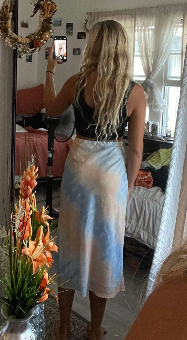 Tye Dye Long Skirt Multiple - Image 2