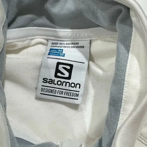 Salomon Sense Running White Athletic Jacket Women’s Medium - Image 3