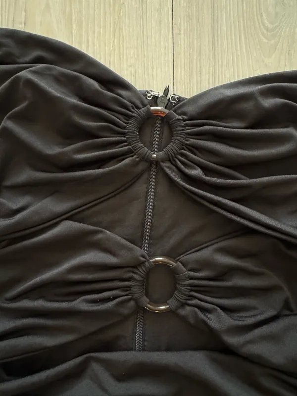 Black Mini Dress - Image 3