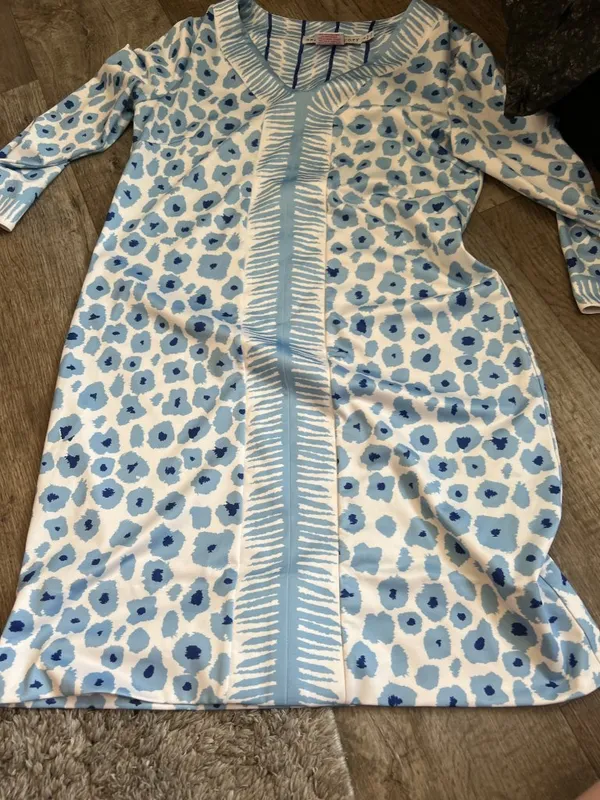 Gretchen Scott Wildcat Light Dress In Blue size S‎ - Image 5