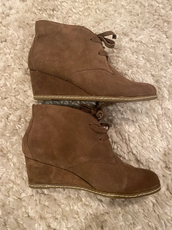 DV by Dolce Vita Suede Wedge Booties - Image 3