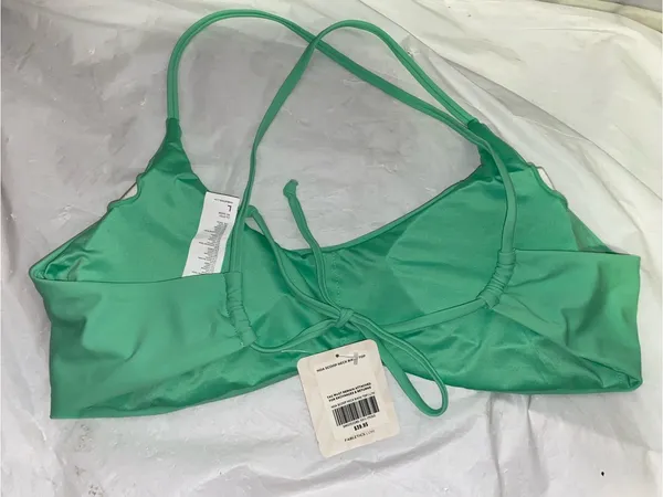 Kids Green One-Piece Swimsuit - Comfortable Strappy Design - Image 2