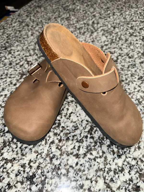 Project Cloud camel Mules Clog Size 7 Brown - Image 2