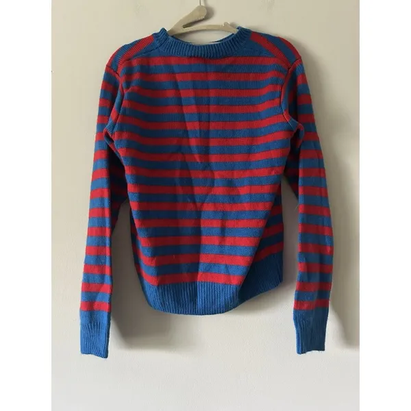 Disney X Forever 21 Retro Style Striped Donald Duck Sweater Size Medium - Image 2