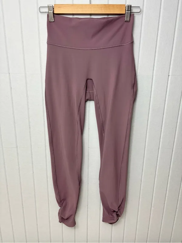 lululemon athletica‎ Dusty Mauve High-Rise Leggings Size 4 - Image 2