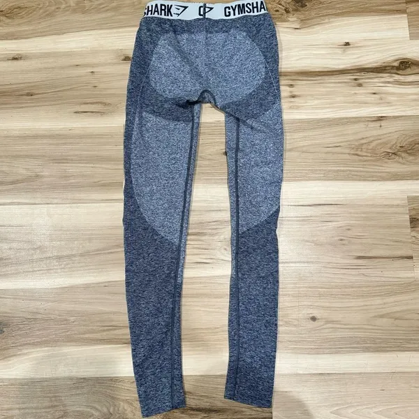 Gymshark Blue Seamless Leggings Women’s Medium - Image 3