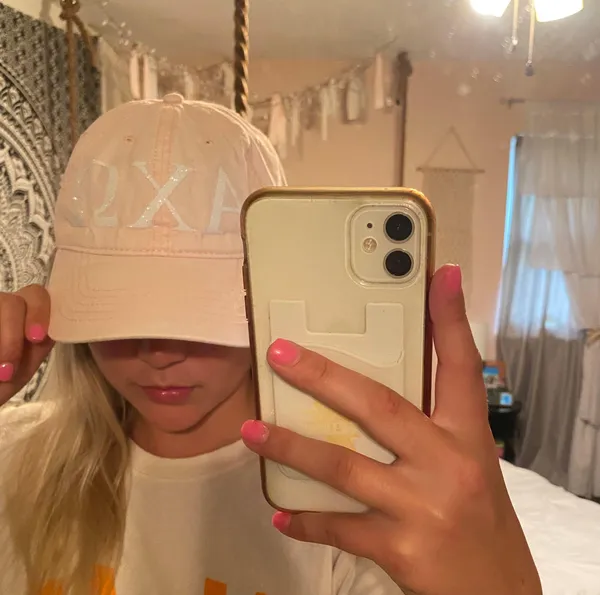 Pink AXO Hat - Image 6