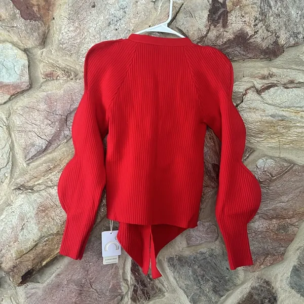 Commense Turn Lock Wave-Sleeve Cardigan size Xs - Image 6