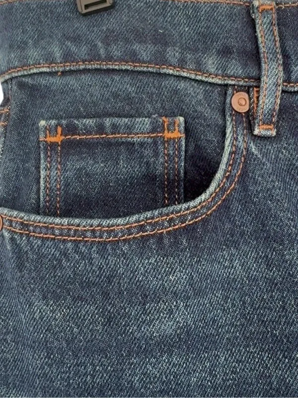 LOFT The Barrel Jeans Size 8/29 Dark Wash High Rise Barrel Leg Horseshoe Denim - Image 9