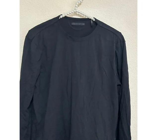 Helmut Lang Women's Size Small Black Shirt Long Sleeve Casual Quiet Luxury Top - Image 2