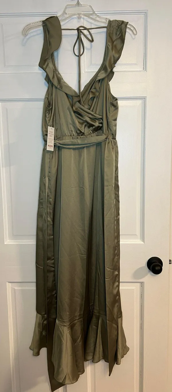 Samantha Ruffle Wrap Dress - Image 3