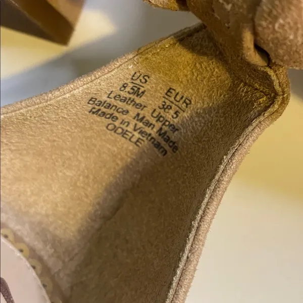 Sam Edelman Odele Suede tan heels size 8.5 - Image 6