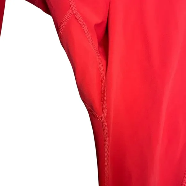 Alphalete Women's XS Pulse‎ Surge Leggings Deep Red Compression Leggings Sporty - Image 3