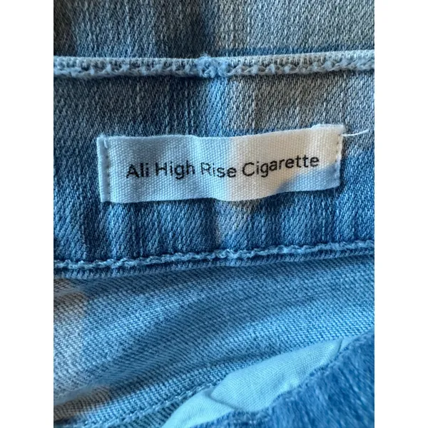 Frame Denim Jeans Women 27 Blue Tadley Light Wash Ali High Rise‎ Cigarette - Image 8