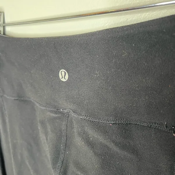 Lululemon Wunder Under Pant Reversible Black / Transition Fall 12 Quilt 30 sz 8 - Image 9