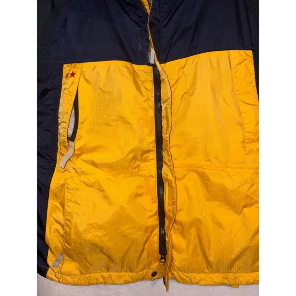 Burton‎ Tactic Snowboard Jacket Womens XS Yellow Black Ripstop Insulated Zip - Image 3