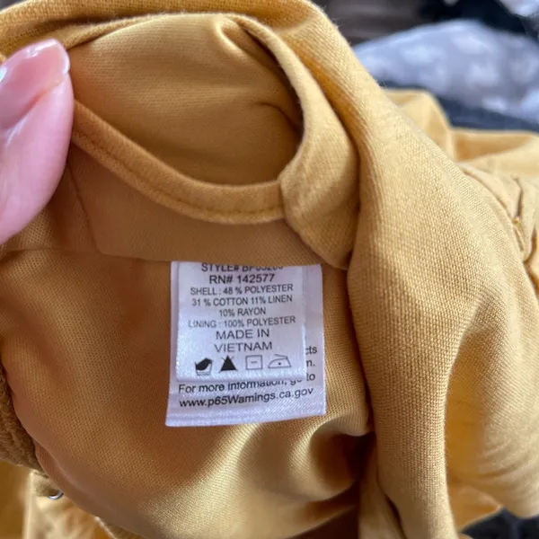 Blashe mustard capri jumper size S - Image 5