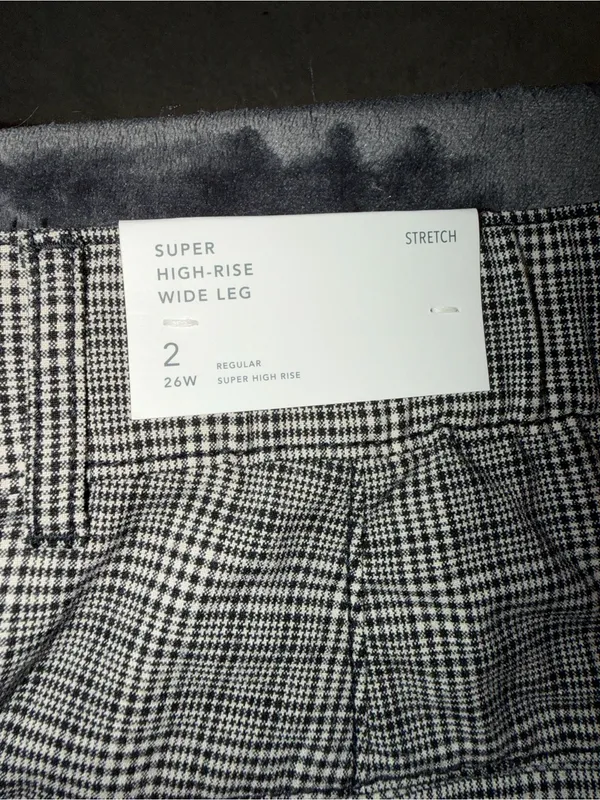 American Eagle Super High Rise Wide Leg Pant Size 2 Regular New with tag - Image 10