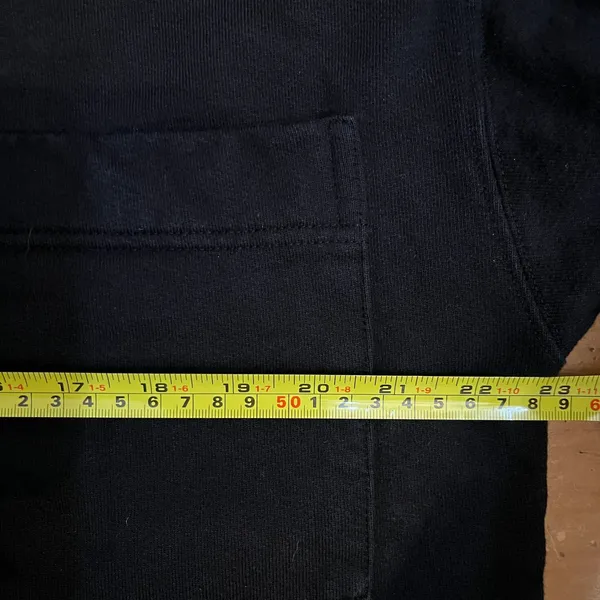 Good American Women's Black Cropped Fleece Polo Sweatshirt Top Size 2 /‎ Medium - Image 6