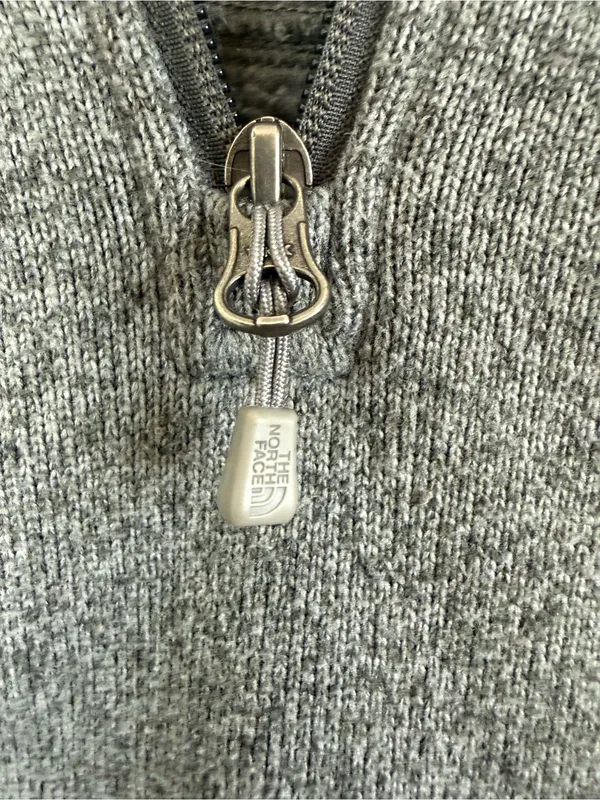 The Northface women’s gray quarter zip pop over top jacket M - Image 4
