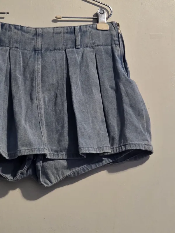 Altar'd State Light Blue Denim Skirt - Image 3