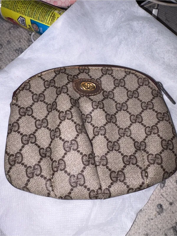 Project Gucci Beige Monogram Canvas cosmetic ba - Image 10