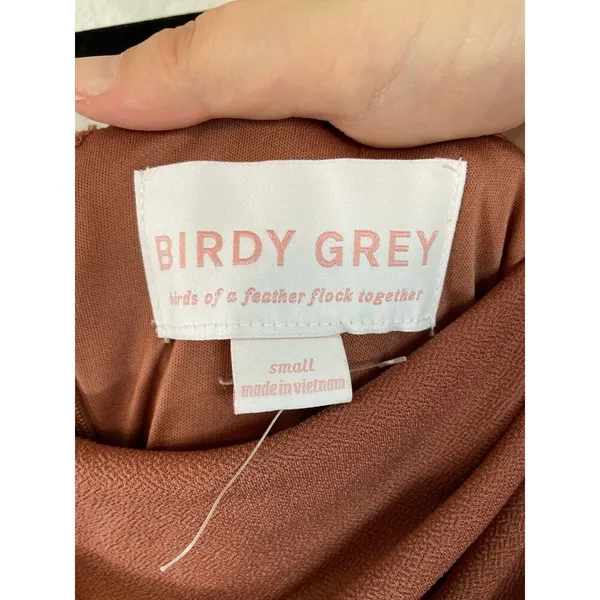 Birdy Grey Ash Bridesmaid Dress in Desert Rose size S - Image 3