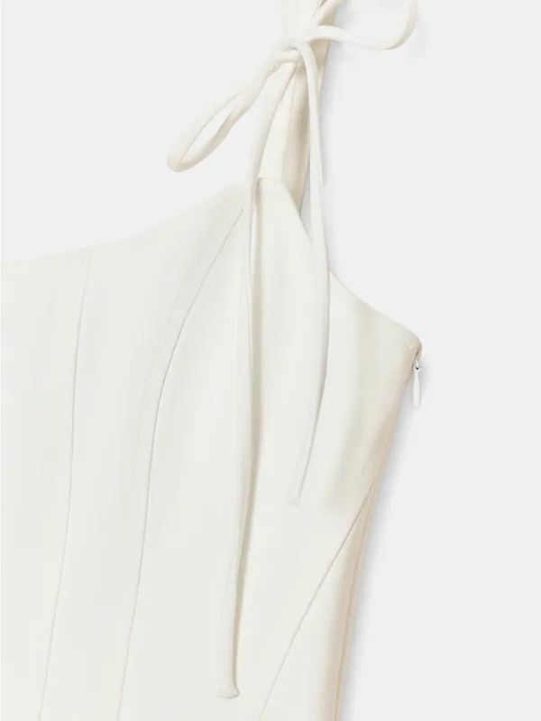 Nwt Zara Corset-Style Voluminous Dress Size S - Image 8