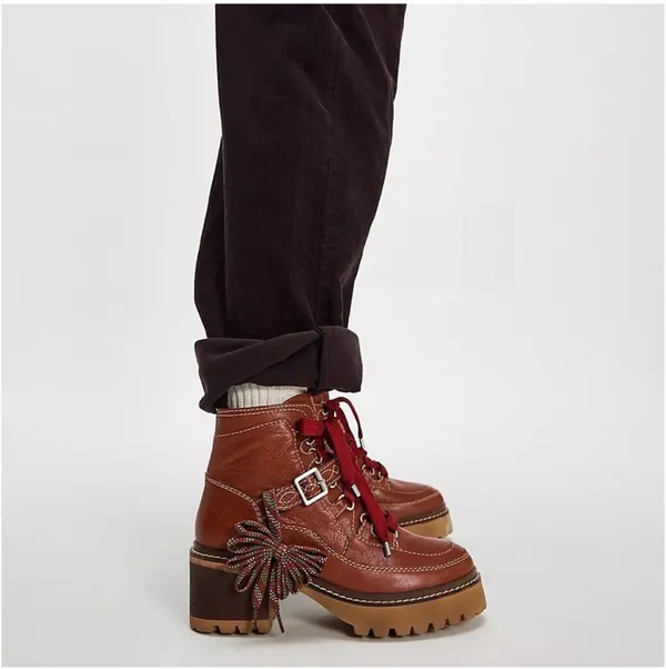 Free People Jasper Leather Hiker Boots - Image 3