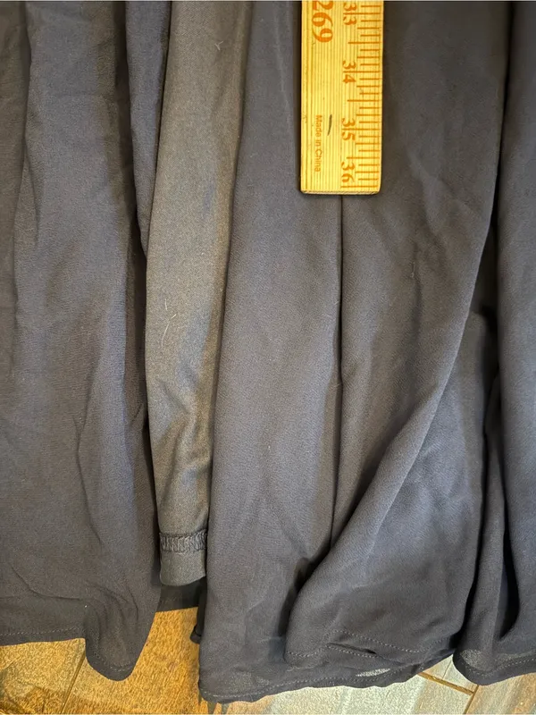 NWT Lulus My Whole Heart Dark Navy Blue Long Sleeve Maxi Dress Size Medium - Image 7