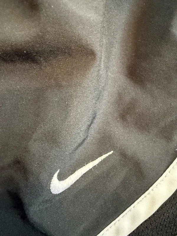 Nike Women’s Black Running Shorts with White Trim size small - Image 4