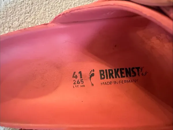 Birkenstock Arizona EVA sandals coral pink Waterproof Double Strap Sandal shoe - Image 6