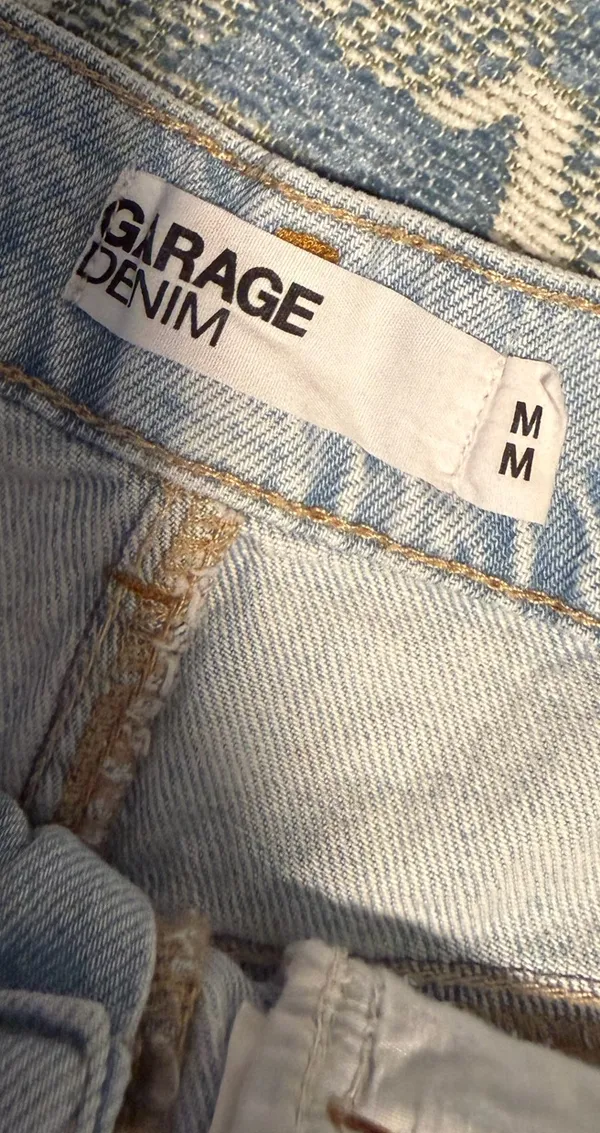 Garage Denim Mini Skirt - Image 3
