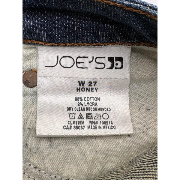 Joe's Jeans The Provocateur Bootcut Jeans W27 Blue Denim Stretch Flap Pocket - Image 8