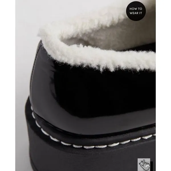 Torrid Women Shearling‎ Trim Loafer Black (size 8) - Image 5