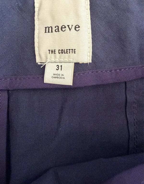 Anthropologie Maeve The Colette Ruffle-Hem Crop Wide-Leg Pants, Size 31 - Image 15