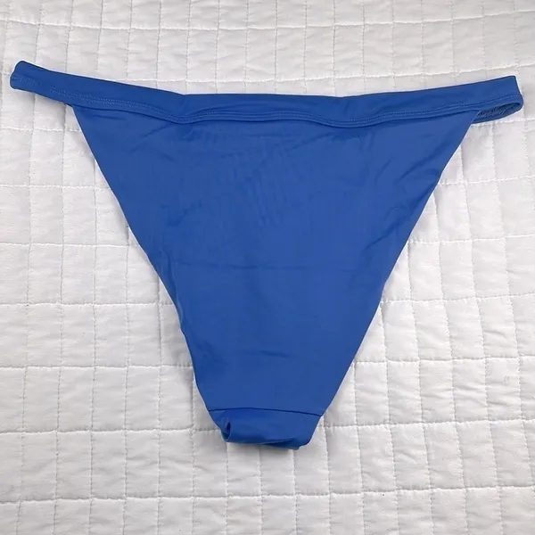Andie Swim The Caicos Bikini Bottom in Horizon Blue Size Large NWT - Image 5